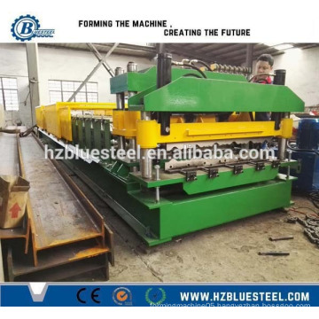 Color Steel Glazed Tile Roll Forming Machine, Aluminium Roof Sheet Tile Forming Making Machine